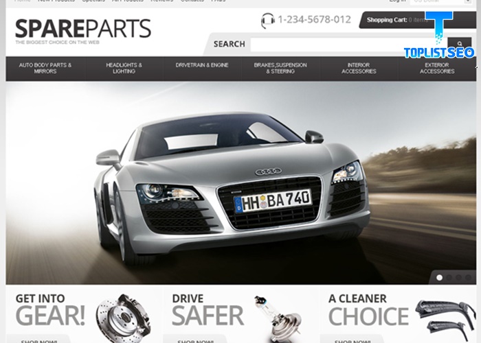 Thiết kế website ô tô xe máy