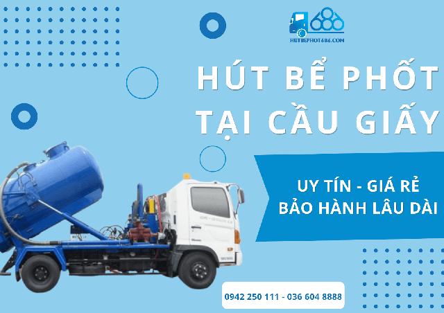 Hút bể phốt chuyên nghiệp tại Cầu Giấy - Đội ngũ giàu kinh nghiệm từ công ty Môi Trường Xanh